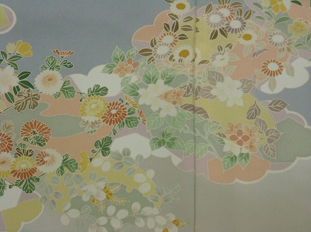 部分-訪問着(北川) 部分-訪問着(北川)