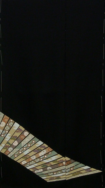 下前 黒留袖-京友禅 下前 黒留袖-京友禅