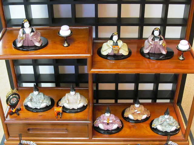 店内のお雛さま