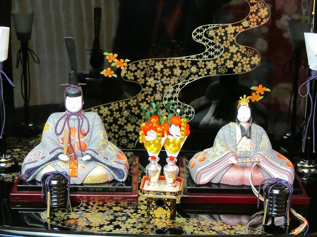 店内のお雛さま