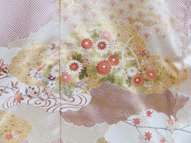 後身頃 - 吉澤織物 訪問着 後身頃 - 吉澤織物 訪問着