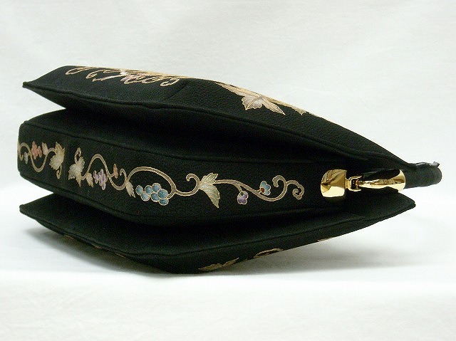 新品未使用品　岡重 吉祥文様 和装バッグ 岡重 OKAJIMA 黒　合成皮革 京都岡重－京友禅バッグ 994型(ブラック) - ブログ - きもの お